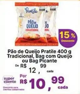 Super Lagoa Pão de Queijo Pratile Tradicional oferta