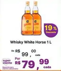 Super Lagoa Whisky White Horse 1 L oferta