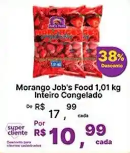 Super Lagoa Morango job's food inteiro congelado oferta