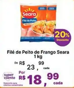 Super Lagoa Filé de Peito de Frango Seara oferta