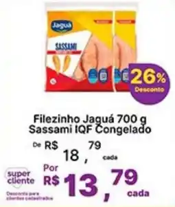 Super Lagoa Filezinho Jaguá Sassami IQF Congelado oferta