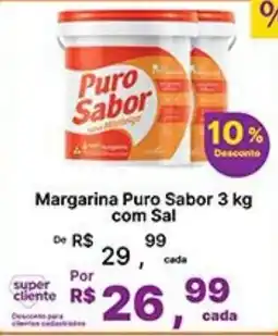 Super Lagoa Margarina Puro Sabor com Sal oferta