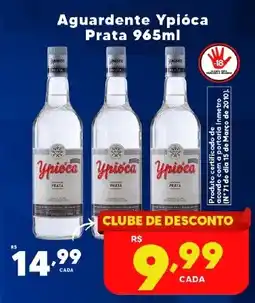 Rede uniforça Aguardente Ypióca Prata oferta