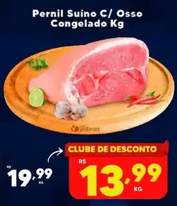 Rede uniforça Pernil Suíno C/ Osso Congelado Kg oferta