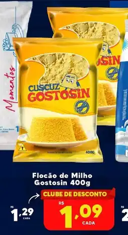 Rede uniforça Flocão de Milho Gostosin oferta