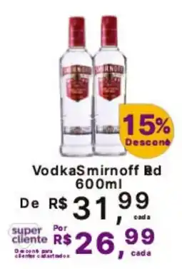 Super Lagoa Vodka Smirnoff Rd oferta