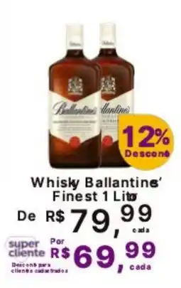 Super Lagoa Whisky Ballantine' Finest 1 Litro oferta