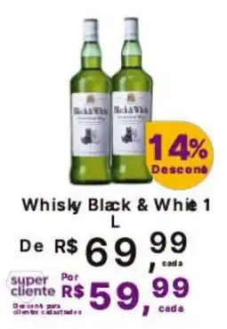 Super Lagoa Whisky black & white oferta
