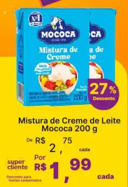 Super Lagoa Mistura de Creme de Leite Mococa oferta