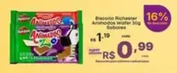 Super Lagoa Biscoito Richester Animados Wafer oferta