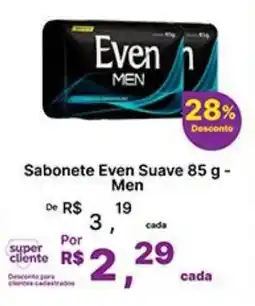 Super Lagoa Sabonete even suave men oferta