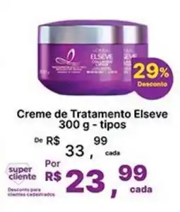 Super Lagoa Creme de Tratamento Elseve oferta