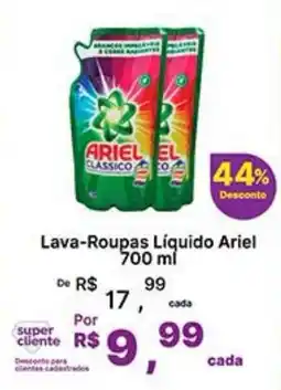 Super Lagoa Lava-Roupas Líquido Ariel oferta