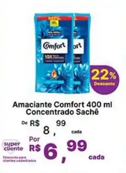 Super Lagoa Amacianete comfort concentrado sachê oferta