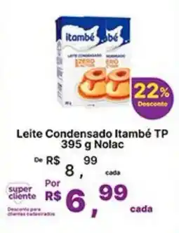 Super Lagoa Leite Condensado Itambé TP oferta