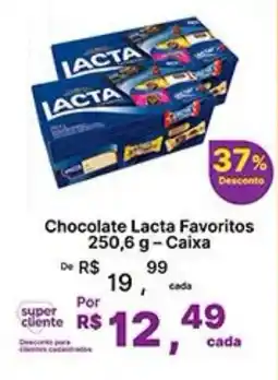 Super Lagoa Chocolate lacta favoritos oferta