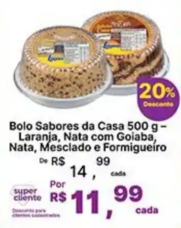 Super Lagoa Bolo Sabores da Casa oferta