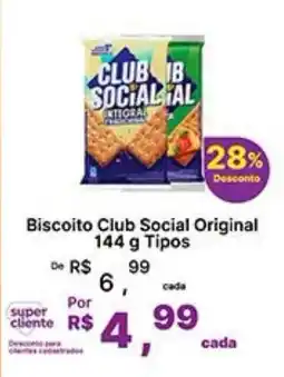 Super Lagoa Biscoito club social original oferta