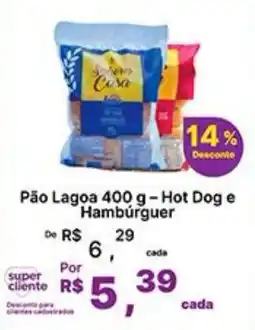 Super Lagoa Pão lagoa hot dog e hambúrguer oferta