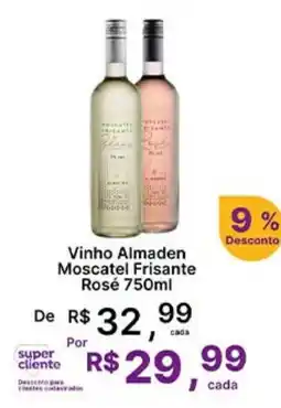 Super Lagoa Vinho Almaden Moscatel Frisante Rosé oferta