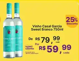 Super Lagoa Vinho Casal Garcia Sweet Branco oferta