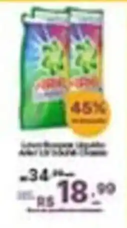 Super Lagoa Lavagem Liquida Ariel 1.5 kg oferta