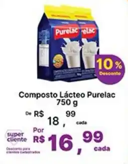 Super Lagoa Composto Lácteo Purelac oferta