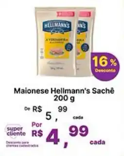 Super Lagoa Maionese hellmann's sachê oferta