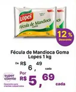 Super Lagoa Fécula de Mandioca Goma oferta