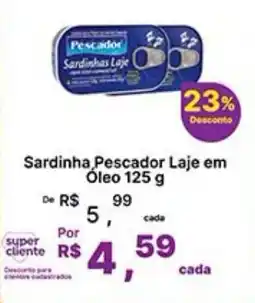 Super Lagoa Sardinha Pescador Laje em Óleo oferta