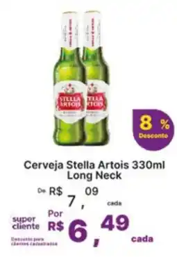 Super Lagoa Cerveja Stella Artois Long Neck oferta