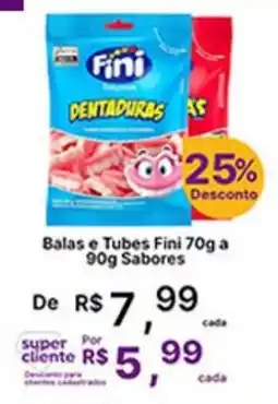 Super Lagoa Balas e Tubes Fini oferta
