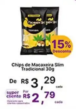 Super Lagoa Chips de Macaxeira Slim Tradicional oferta