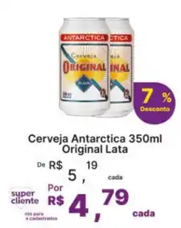 Super Lagoa Cerveja Antarctica Original Lata oferta
