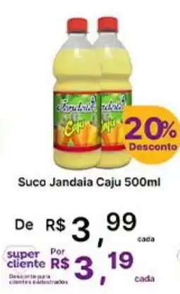 Super Lagoa Suco jandaia caju oferta