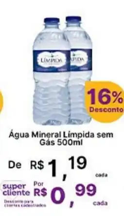 Super Lagoa Água Mineral Limpida sem Gás oferta