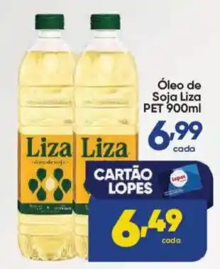 Lopes Supermercados Óleo de Soja Liza oferta