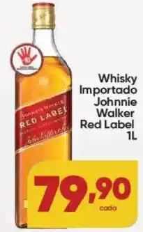 Lopes Supermercados Whisky importado johnnie walker red label oferta