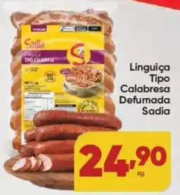 Lopes Supermercados Linguiça Tipo Calabresa Defumada Sadia oferta