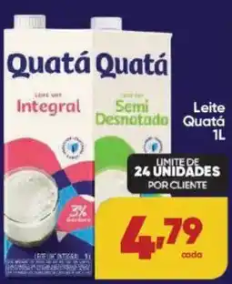 Lopes Supermercados Leite quátá oferta