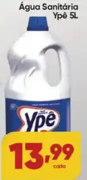Lopes Supermercados Água Sanitária Ypê oferta