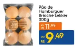 Atacado Vem Pão de Hambúrguer Brioche Lekker oferta