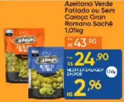 Atacado Vem Azeitona Verde Fatiado ou Sem Caroço Gran Romano Sachê oferta