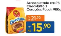 Atacado Vem Achocolatado em Pó Chocolatto 3 Corações Pouch oferta