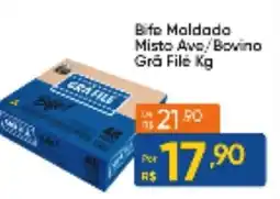 Atacado Vem Bife Moldado Misto Ave/Bovina Grá Filé Kg oferta