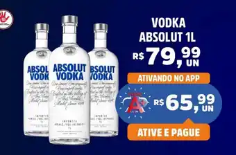 Vodka absolut 1l
