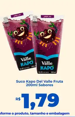 Andorinha Hipermercado Suco Kapo Del Valle Fruta oferta