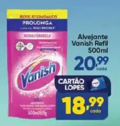 Lopes Supermercados Alvejante Vanish Refil oferta