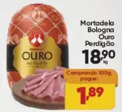 Lopes Supermercados Mortadela Bologna Ouro Perdigão oferta