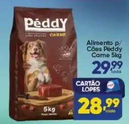 Lopes Supermercados Alimento p/ Cães Peddy Carne oferta